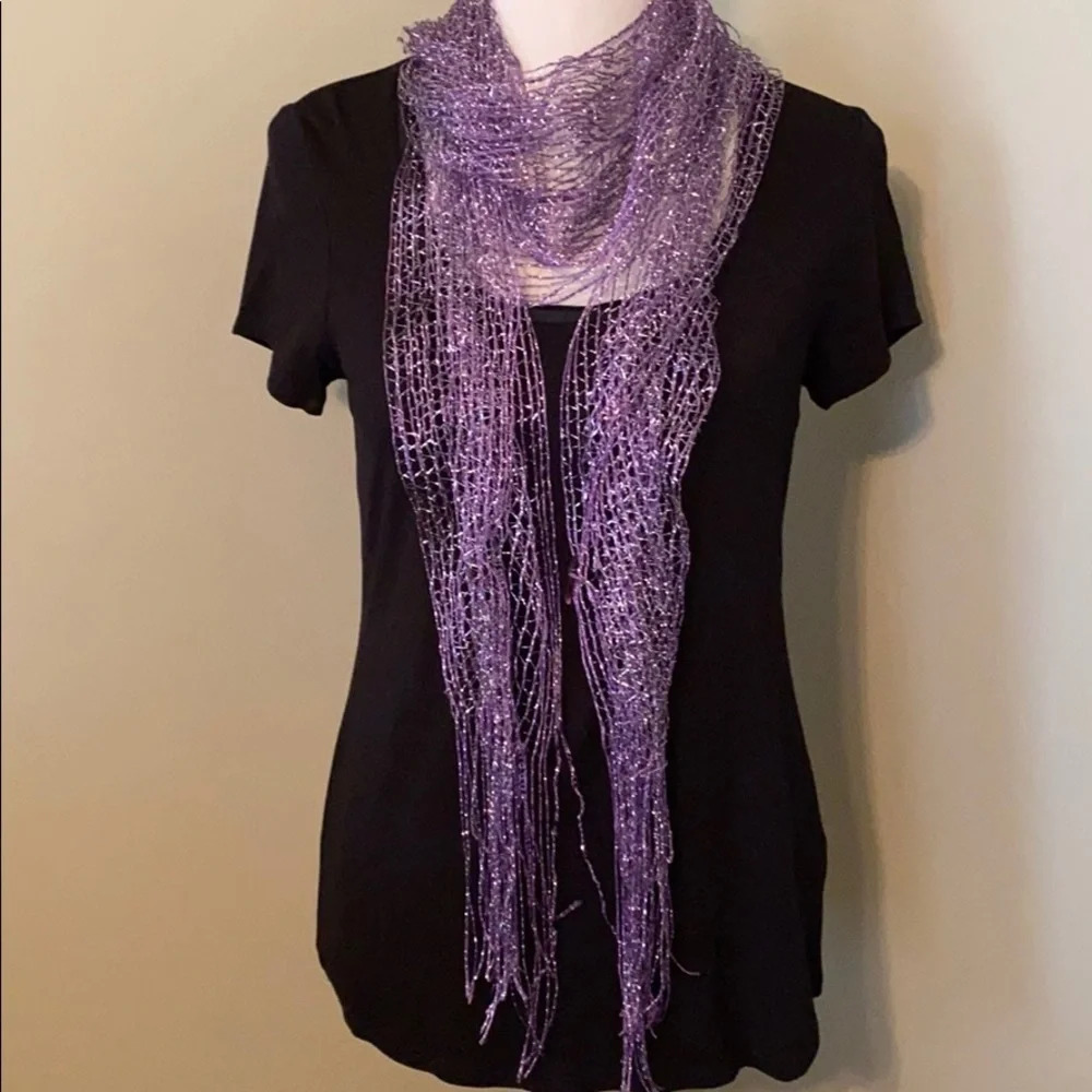 Gorgeous Metallic Scarf, like new